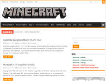 Tablet Screenshot of 5minecraft.net